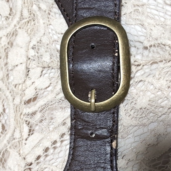 Strapless cream lace dress with belt, NWT, size 16 - Picture 3 of 6